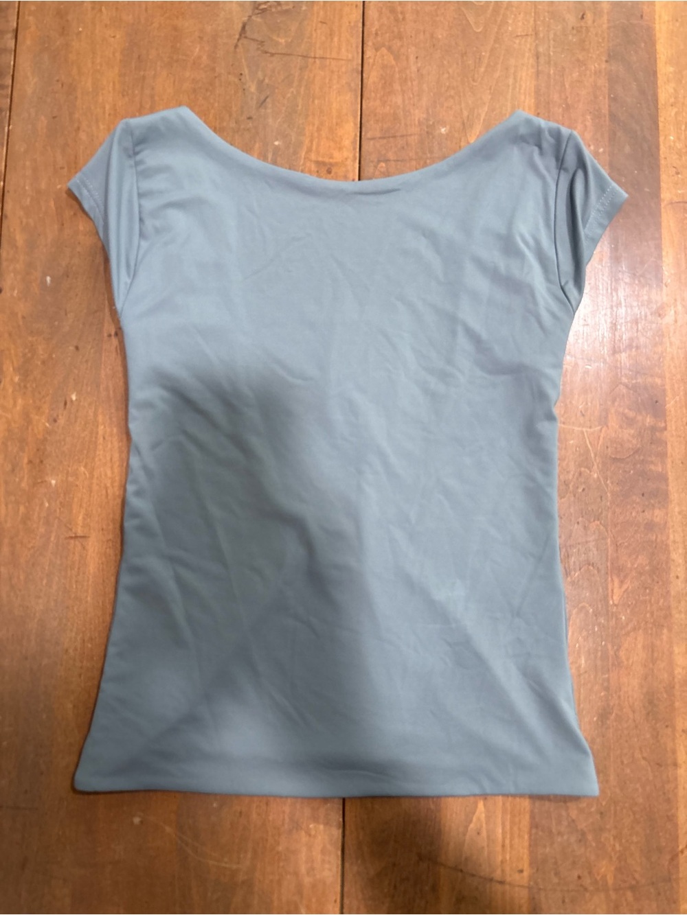 Meshki Slate Blue Open-Back Boatneck Camisole Size Medium